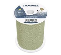 CampAir Bobina Corda Paracord Tipo II da 3 mm in Nylon - 100 m di Lunghezza - ideale per Campeggio, Giardinaggio, Escursioni, Vela (Colore Marrone)