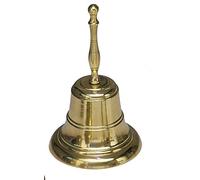Campana 109x180 mm, de bronce macizo con mango