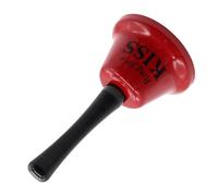 Campana a mano con manico - Fun Metal Call Bell per servizi, anelli per un bacio, un sorriso o una birra | Boccoli volume per tavolo di nozze, eventi di festa, contatore di ricevimento, decorazioni da