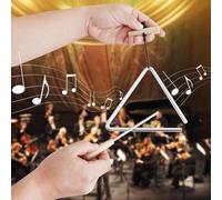 Campana a percussione triangolare, strumento triangolare in acciaio