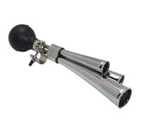 Campana a tromba cromata a 3 toni P2R Noir