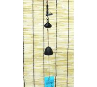 Campana A Vento Giapponese Furin In Ghisa Nanbu Tekki Con Gancio Jizai-kagi S