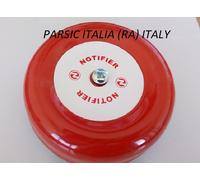 CAMPANA ALLARME INCENDIO 12Vdc ROSSA D=152mm 93dB IP21 6" RED Centrifugal Bell