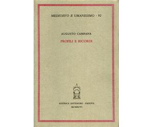 Campana,Augusto. - Profili e ricordi.