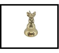 Campana campanella in ottone lucido topolino topo da tavolo per arredo scrivania