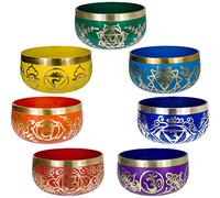 Campana canto buddista - Chakra cuore accordato - Ottone di qualità - 5 cm - ideale per meditazioni, ayurvedica e yoga Complete Set