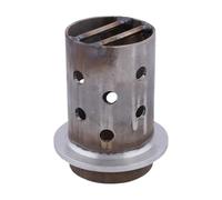 Campana centrifuga in acciaio per la creazione di gioielli, fiaschetta perforata in acciaio inox, per investire in colata sottovuoto, per laboratorio dentale, lavorazione dei metalli, 7,6 x 12,7 cm