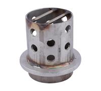 Campana centrifuga in acciaio per la creazione di gioielli, fiaschetta perforata in acciaio inox, per investire in colata sottovuoto, per laboratorio dentale, lavorazione dei metalli, 7,6 x 8,9 cm