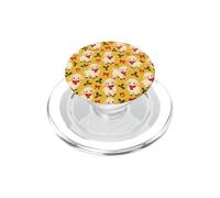Campana con fiocco di agnello giallo senape rosso per Natale PopSockets PopGrip per MagSafe
