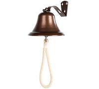 Campana da appendere per esterni, con staffa di montaggio a parete, per interni, per nave/barca/nautica/porta/scuola/reception/casa/campana della chiesa (rame)
