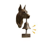 Campana da Cena per Esterni | Campanello da Porta con Forma di Cane - Campanello Vintage per Proprietari di Casa Porte di Appartamenti Urbani Cottage per Vacanze e Fattorie