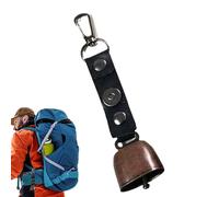 Campana da escursionismo a prova di orso, per esterni, per campeggio, portachiavi con campane di orso, in metallo, per sopravvivere, trekking, ciclismo, arrampicata