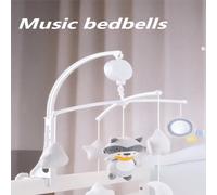 Campana da letto a tema musicale, campana da letto manuale, regalo per feste e compleanni, regalo per Natale, Pasqua, Ognissanti, regalo per festa di nascità gufo,riccio,Stand 3 sezioni e carillon,Mod