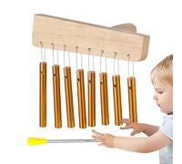 Campana Da Meditazione Chimes In Legno Con 8 Toni Con Bacchetta In