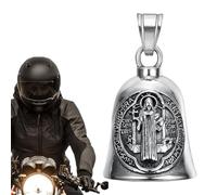Campana Da Motocicla,Portachiavi Motociclista Per Buona Su Strada,Camp Anna Creativo D E Acciaio D E Titanio Con Pietre Chiamate Nitide,Camp Guardiano Per Uomini E Donne, A, Gesù pesante