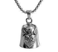 Campana da motociclista, da uomo, con di cuore, buona, campane da motociclista, viaggio su strada, pendolarismo giornaliero, compleanno, vacanze, gite di gruppo, biciclette, portachiavi