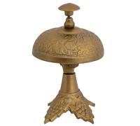Campana da Tavolo 13cm campanello handbell alluminio stile antico