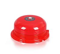 Campana d'allarme industriale 100 dB, Campana Elettrica 100db 4 Pollici Campana Elettrica con Percussione Interna in Acciaio Inossidabile per Allarme Antincendio, Evacuazione di Emergenza(220V)