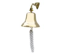 Campana Della Nave Leggero Variante Parete Di Ottone 12,5 X 16 CM Sea-Club