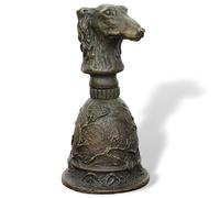 Campana della tabella cane campanellino campanello stile antico levriere borzoi