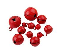 Campana Di Natale Campane Artigianali In Metallo Rosso Da 20 Mm, Campanelle Jingle Di 8 Dimensioni For Natale Con Suono Nitido, For Creare Feste Di Festival Con Decorazioni Natalizie(16mm 10pcs)