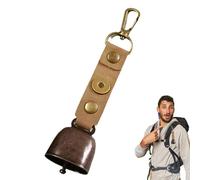 Campana d'orso per escursioni, campana d'orso, per campeggio, portachiavi in metallo con campane d'orso per sopravvivere, escursioni, ciclismo, arrampicata