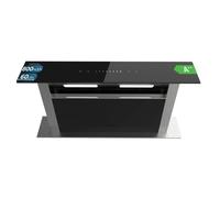 Campana extractora Cecotec Bolero Flux ET 608000 Glass Black Ricircolo 60cm Slider Touch LED