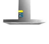 Campana extractora Cecotec Bolero Flux TM 906500 Inox Aspirazione 90cm con filtri carbone