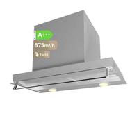 Campana extractora Evvo CEi55 Inox Canalizzazione 55cm LED silenziosa