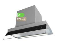 Campana extractora Evvo CEi56 Inox Black Canalizzazione 56cm LED touch