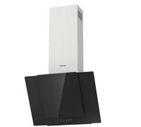 Hisense CH6IN6BXBG - Campana decorativa 60 cm, capacità di aspirazione di 650 m³/h, illuminazione a LED, filtro in alluminio di facile manutenzione