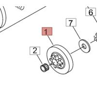 CAMPANA FRIZIONE 1/4 PER MOTOSEGA 280 TCS SHINDAIWA