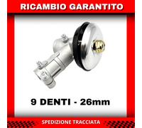 Campana Frizione Decespugliatore 9 Denti 26 Mm Per Tagliaerba [UNIVERSALE]