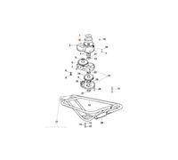 Campana frizione mototrivella modelli MTL40 MTL51 ORIGINALE EMAK 375100011AR