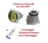 Campana frizione per tagliaerba 7 denti asta ø26mm + Grasso