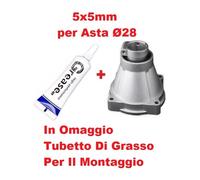 Campana frizione per tagliaerba a innesto quadrato 5x5 asta ø28mm + Grasso