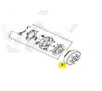 CAMPANA FRIZIONE SYM ATTILA 125 1999 2000 H125D-6