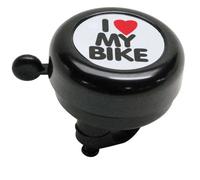 Campana in alluminio P2R I Love My Bike Noir