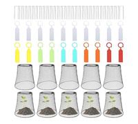 Campana in filo metallico, protezione per piante, 10 coperture in rete per conigli, polli, scoiattoli, uccelli, altri arbusti, verdure dagli animali