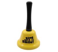 Campana in metallo - Campanelli in metallo, Campanelli in metallo, Campanelli divertenti | Novità campanelli a mano con, anello divertente per un bacio, una decorazione di birra sorridente per e