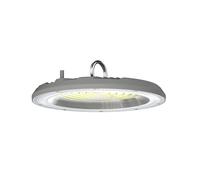 Campana Industriale LED 100W UFO Colore Grigio 90° con Interruttore Levetta CCT 3in1 3000K-6500K IP65