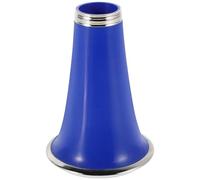 Campana per Clarinetto in Abs Blu Royal Bordo Argento | Ricambio Leggero, Uso per Orchestre e Performance, Accessorio Musicale dal Profilo Essenziale
