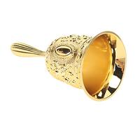 Campana per Matrimonio Campana per Chiamata a Mano Campana per Anello a Mano Dorata Campana per Chiamata Dorata in Rilievo per Servizio Ristorante Campana a Mano per Eventi di