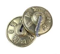 Campana per meditazione e yoga, trasparente, alta tonalità, ideale per preghiere e rituali (A)