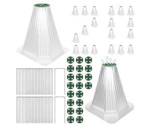 Campana per piante, protezione per piante a forma di campana | Custodia protettiva riutilizzabile con e fori di ventilazione per fragole e ortaggi pomodori giardino