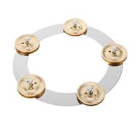 Campana per Piatti da Batteria in Acciaio Inox Oro 1 Pz | Attacco Montabile, Effetto Ching Ring, Uso per Bande e Chiese, Adatta a Principianti e Musicisti