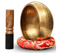 Campana Tibetana, 8cm Campane Tibetane Originali, Set Con Campana Tibetana, Con Custodia In Tessuto, Fatta A Mano, Campane Tibetane per Yoga, Meditazionee Relax, Regalo Perfetto, Bronzo Fatta