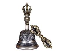 Campana Tibetana Buddista E Set Dorje, Campana tibetana for la meditazione e la preghiera Dorje Vajra
