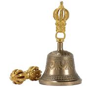Campana Tibetana Buddista E Set Dorje, I nostri sonagli a mano super rumorosi e versatili sono dotati di un design floreale e di uno stile vintage