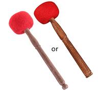 Campana tibetana con bel suono per rilassamento olistico, martello buddista in feltro